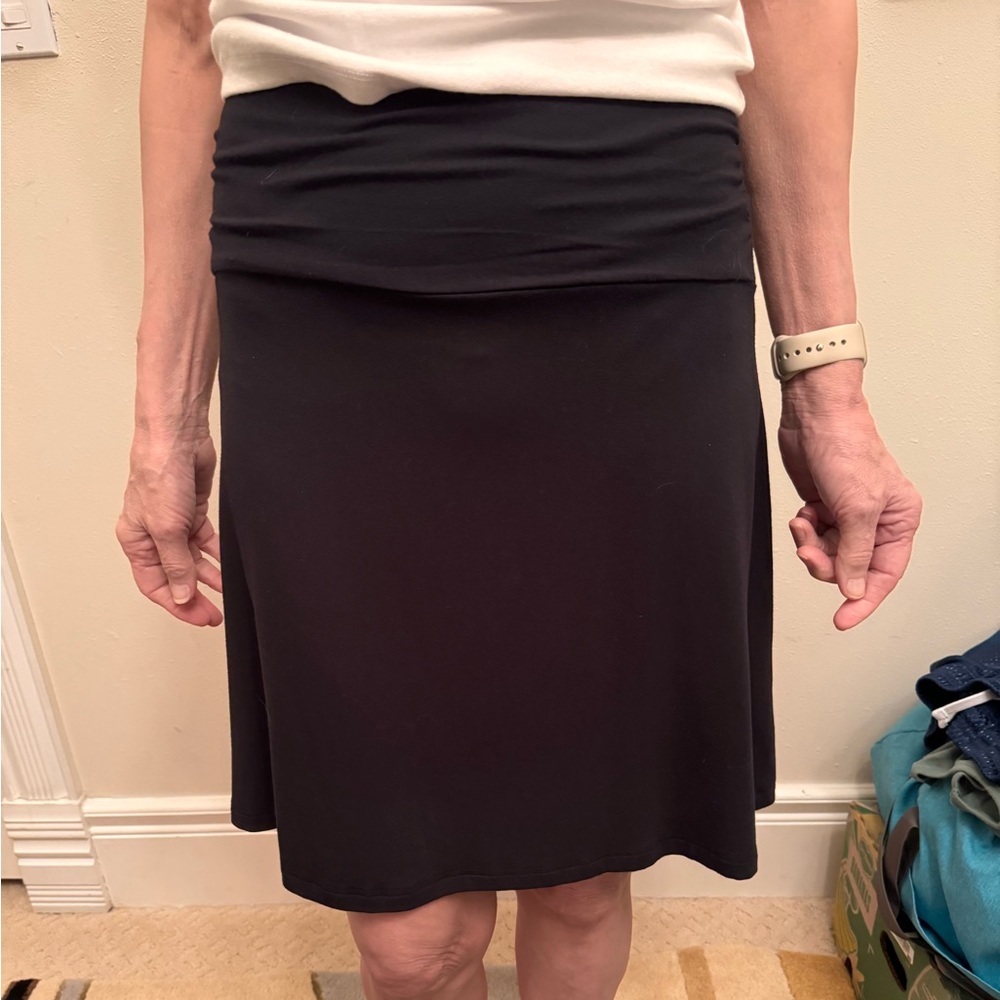 Women’s DREAMSACKS Bamboo Dreams Black Skirt Sz XS